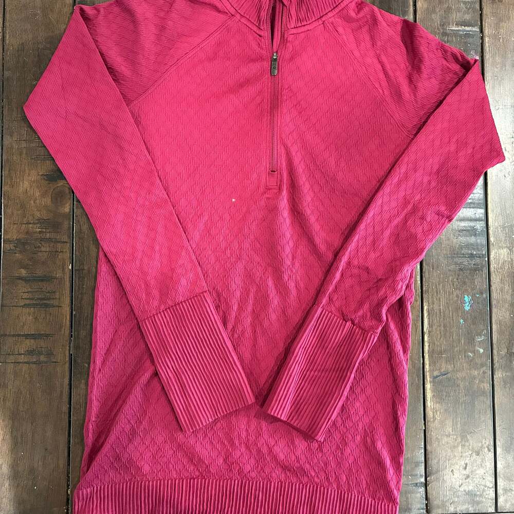 Lululemon Rest Less 1/2 Zip Star Ruby Pullover Top